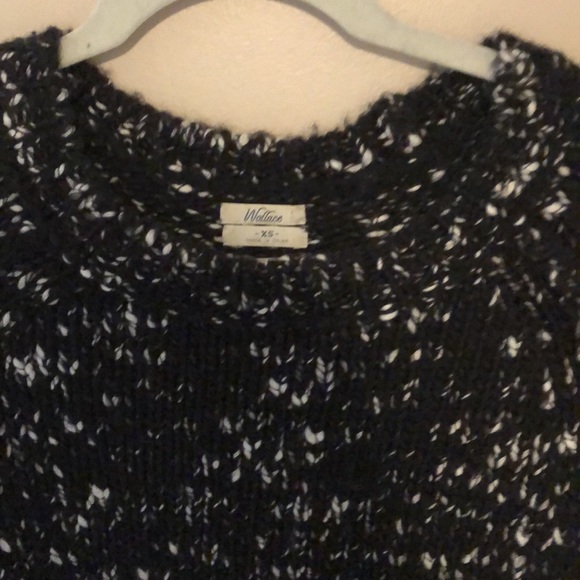 Madewell Wallace black and white sweater size XS - Picture 3 of 4